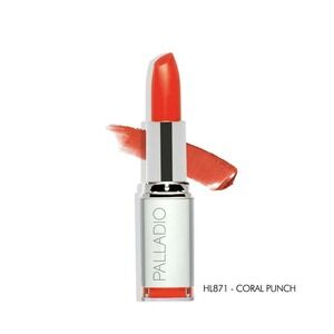 Palladio Herbal Lipstick, Prevents‎ Lips from Drying, Long Lasting- Coral Punch